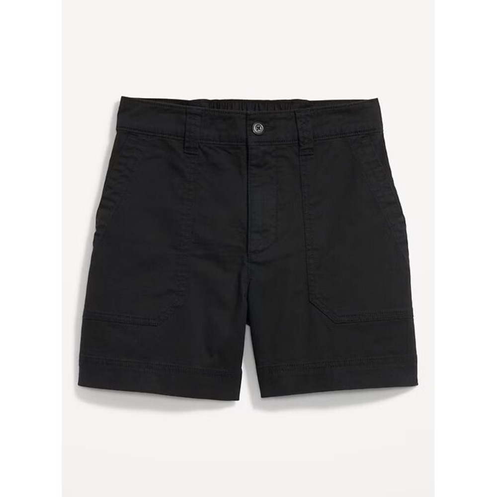 Old Navy Women's High-Waisted OGC Chino Shorts 5" Inseam - Black - Size 4X 28/30